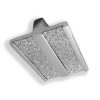Buton crom mica