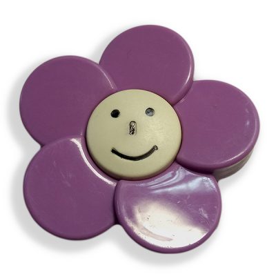 Buton floare violet