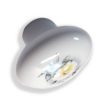 Buton portelan floare gri
