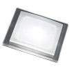Kit 3 halogen patrat aluminiu