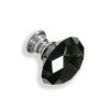 Buton Glam cristal negru